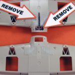 AERO-3A removed  Oil bypass door opened
