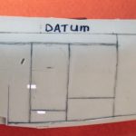 Door position located via drawing interpolation