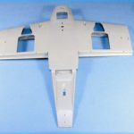 Bottom fuselage and stub wings assembled.  Armor removed